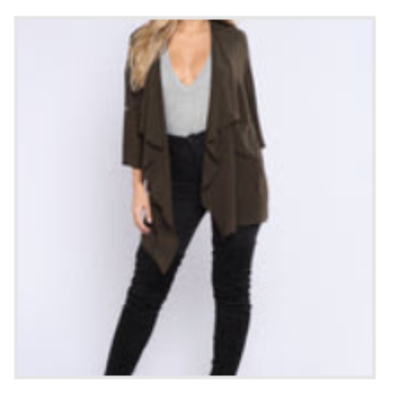 Fashion Nova Light As A Feather Jacket - Picture 3 of 3